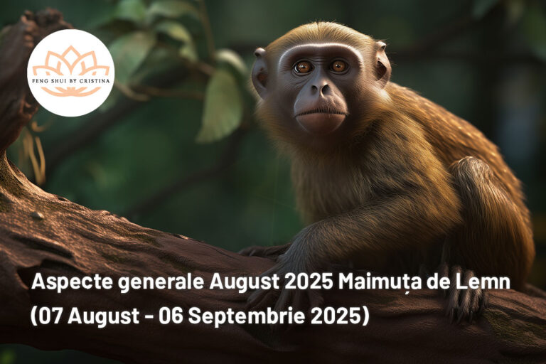 Aspecte astrologie chineza luna august 2025 Maimuta de lemn