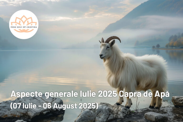 aspecte generale astrologie chineza Iulie 2025 Capra de apa